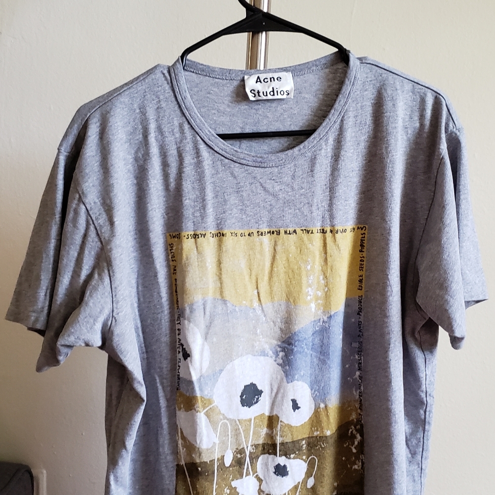 Acne naivet pop flower print t shirt
